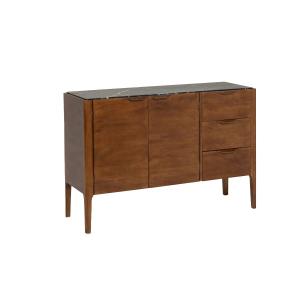 Buffet en bois marron 120 cm