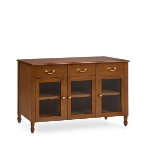 Buffet en bois marron L 140 cm