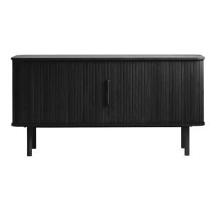 Buffet en chêne 160x76cm MILO noir 160x45x76cm