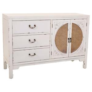 Buffet en MDF blanc 106x73x36h