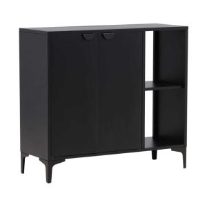 Buffet en métal noir piring 110 x 42 x 100 cm