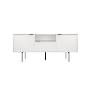 Buffet en panneaux de fibres de bois avec 3 portes et étagè…