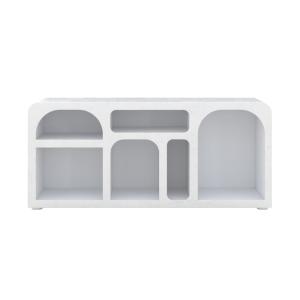 Buffet en plâtre blanc cassé 160 cm