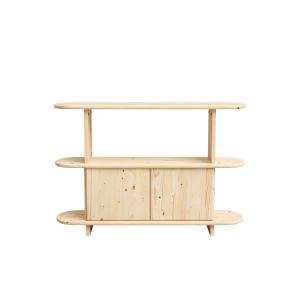 Buffet en sapin beige 120 cm