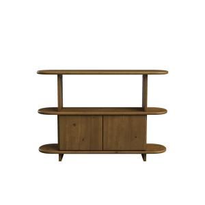 Buffet en sapin marron 120 cm