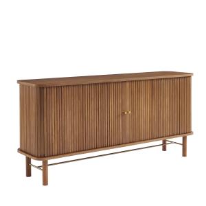 Buffet frêne foncé portes tambour