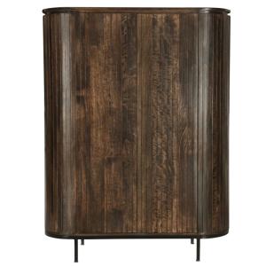 Buffet Haut 115 cm en bois massif brun