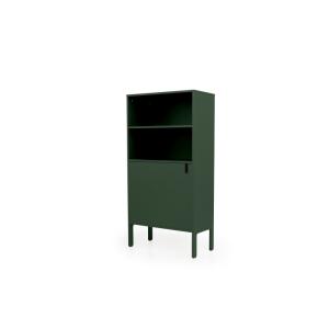 Buffet haut 152cm avec niches et placard vert