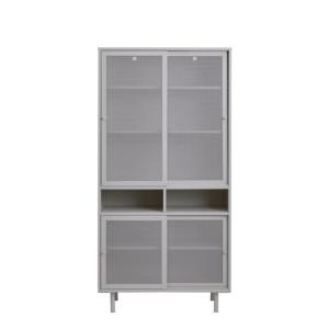 Buffet haut 180cm en métal grillagé PEEX métal gris 90x40x1…