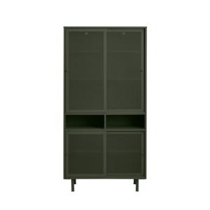 Buffet haut 180cm en métal grillagé PEEX métal vert 90x40x1…