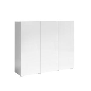 Buffet haut 3 portes stratifiés blanc