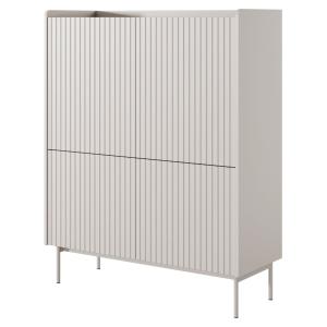 Buffet haut 4 portes grège 153 cm