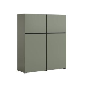Buffet haut 4 portes stratifiés vert