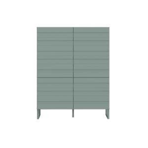 Buffet haut contemporain 110 cm vert sauge