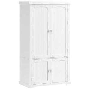 Buffet haut cuisine 40 x 76 x 135,8 cm grand espace blanc