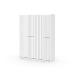 Buffet haut en mélamine et MDF blanc
