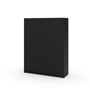 Buffet haut en mélamine et MDF noir