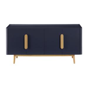 Buffet hévéa bleu