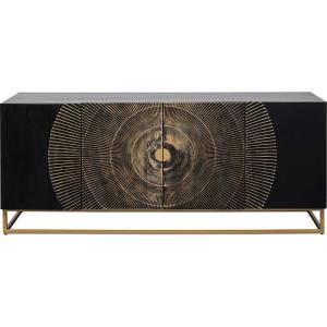 Buffet Madeira 4 portes noir Kare Design