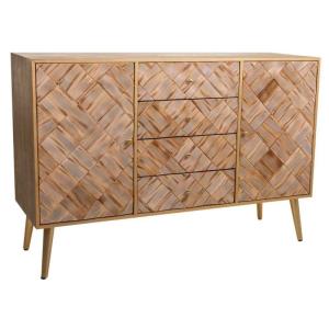 Buffet marron 120x40,5x81h cm