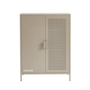 Buffet métal taupe h100cm