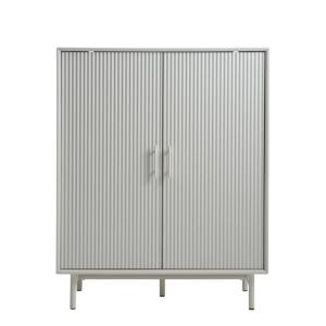 Buffet moderne 2 portes en bois gris