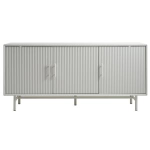 Buffet moderne 3 portes en bois gris