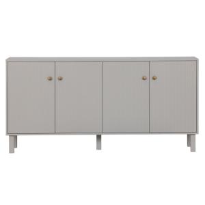 Buffet moderne en bois de pin et métal de couleur grise 160…