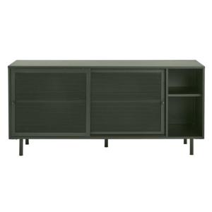 Buffet moderne en métal grillagé vert