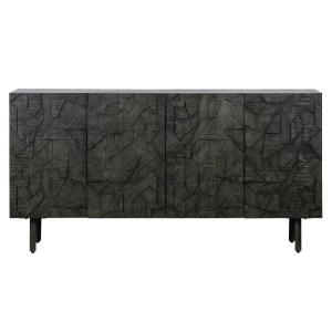 Buffet sculpté en manguier noir L160