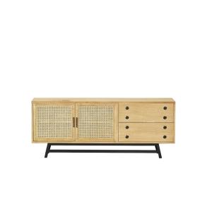 Buffet style scandinave en chêne 2 portes et 2 tiroirs tein…