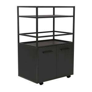 Buffet sur roulettes 2 portes, 2 plateaux et 4 roulettes L6…