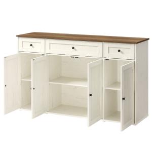 Buffet toolless meuble de cuisine avec plan de travail blan…