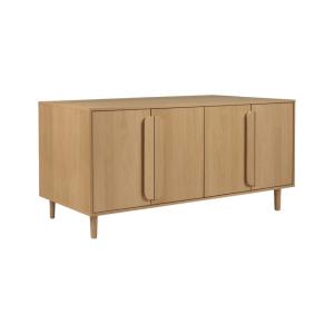 Buffet vintage décor bois de chêne  4 portes 160cm
