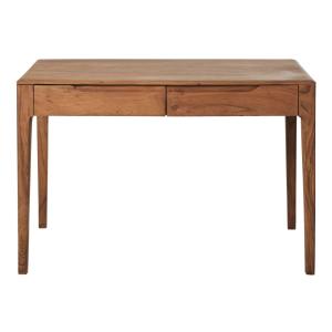 Bureau 2 tiroirs en acacia
