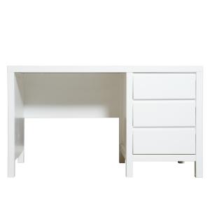 Bureau 3 tiroirs blanc