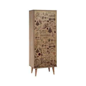 Bureau effet bois 120x75h74,4 cm Noyer