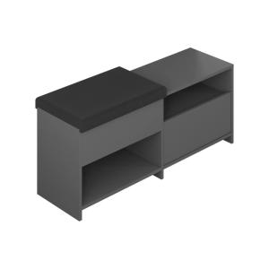 Bureau effet bois 120x80h74,5 cm Blanc