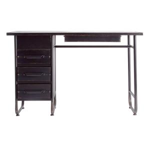 Bureau en fer noir 120x50x77