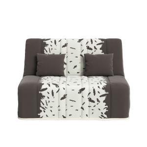 Bz convertible avec 2 coussins offerts tissu taupe à motifs…