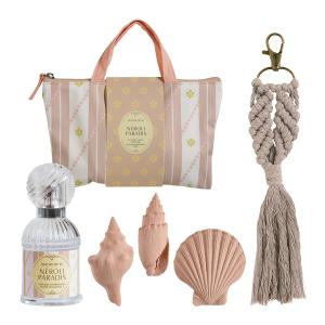 Cabas coffret parfum d'ambiance 30 ml et décors parfumés