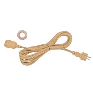 Câble électrique Corde Beige 5m