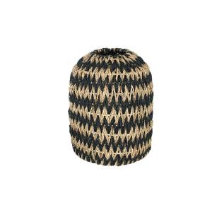 Cache ampoule en jonc de mer noir