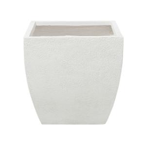 Cache-pot d'extérieur en céramique blanc H44