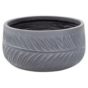 Cache-pot d'extérieur en céramique gris H19