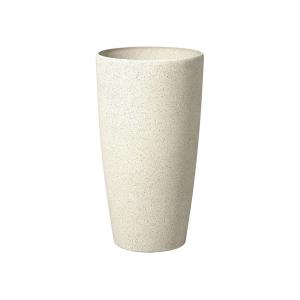 Cache-pot d'extérieur en pierre beige H58