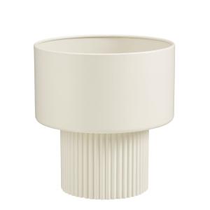 Cache-pot d'intérieur Blanc cassé Fer H33xl31.5xL31.5cm