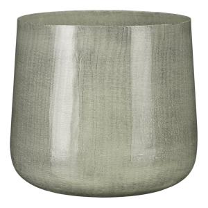 Cache-pot d'intérieur Gris clair Fer H24xl26xL26cm