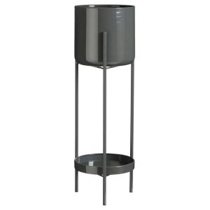 Cache-pot d'intérieur Noir Fer H60xl19xL19cm