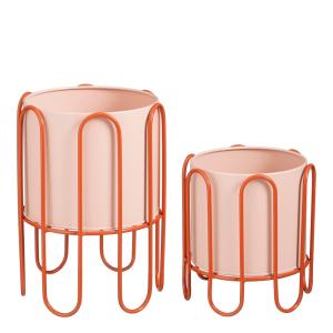 Cache-pot d'intérieur Rose Fer H35xl26xL26cm